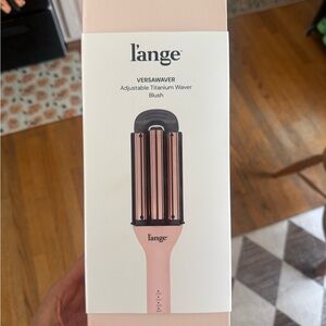 l'ange VersaWaver Adjustable Titanium Waver Blush Pink - never used